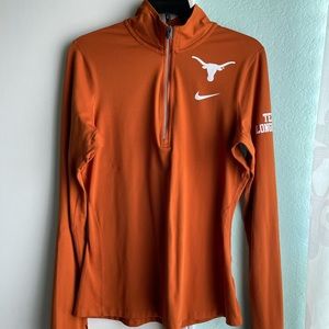 Nike zip long sleeve shirt